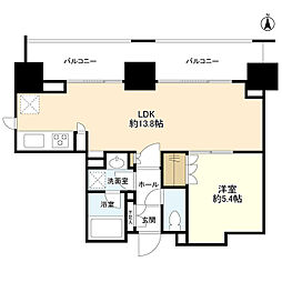 スタイリオ蒲田 1LDKの間取図画像