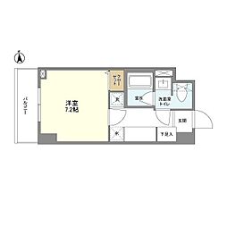 L・BASE押上North 1Kの間取図画像