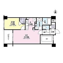 クレアホームズ新宿百人町 1LDKの間取図画像
