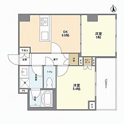 GrandelG.H. 2DKの間取図画像