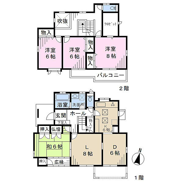 間取りを拡大表示