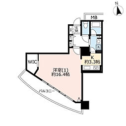 イーストコア曳舟二番館 1Kの間取図画像
