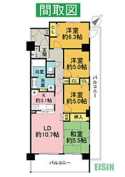 間取図画像 4LDK