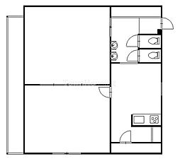 栄光ビルの間取図画像