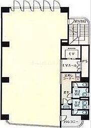 リッツ初台ビル ワンルームの間取図画像