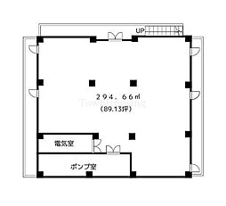 ロータリー所沢ハイツ ワンルームの間取図画像