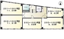 ユニオン小石川第1ビルの間取図画像