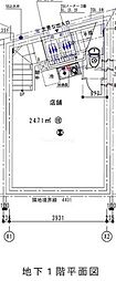 ミモザヒルズ銀座 ワンルームの間取図画像