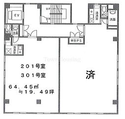 グランドールセンター北の間取図画像