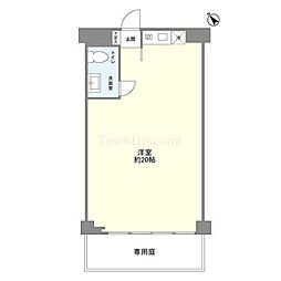 ルイマーブル乃木坂 ワンルームの間取図画像