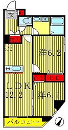 Ｒａｉｎ　Ｐａｌａｃｅ　Ｅ−1 4階2LDKの間取り