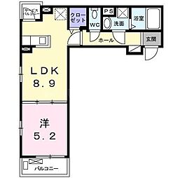 間取図画像 1LDK