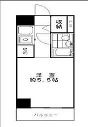 トップ南流山 ワンルームの間取図画像