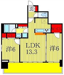 ラグゼナ流山おおたかの森 2LDKの間取図画像