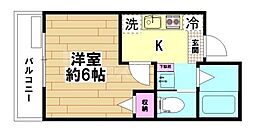 G.LienV 1Kの間取図画像