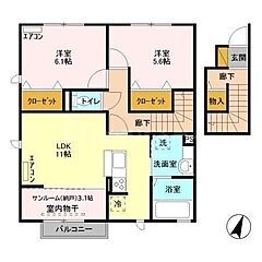物件の間取り