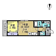 物件の間取り