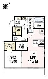 カーサルピナス 2階