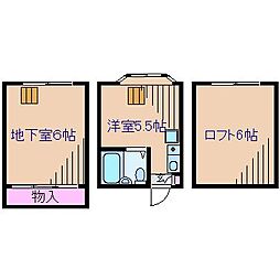 プラザUSA菊名 1SKの間取図画像
