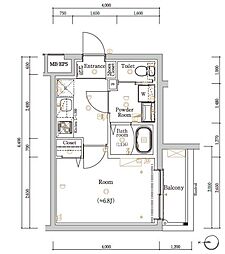 スカイコートソレア新丸子 1階/102