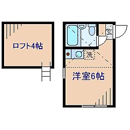 ユナイト高田ランペドゥーサ ワンルームの間取図画像