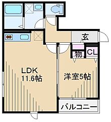 物件の間取り