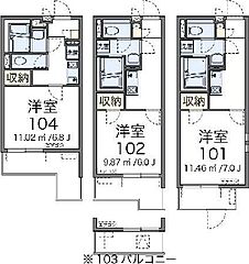 物件の間取り
