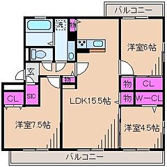 物件の間取り
