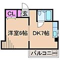 西川マンション5階6.8万円