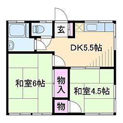 第2金子ハイツ 1階/101