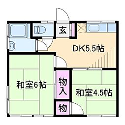 第2金子ハイツ 2階/202