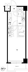 ルーブル横濱矢向 1Kの間取図画像