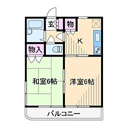 ロンドンヴィレッジA 2階
