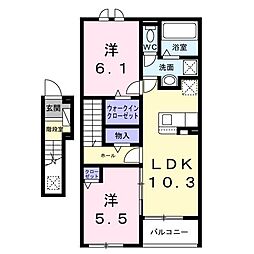 ノール・ボヌール 2階