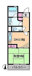 KDXレジデンス日吉 1DKの間取図画像