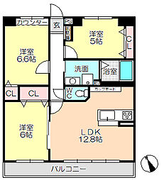 間取図画像 3LDK