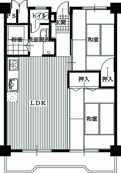 間取りを拡大表示