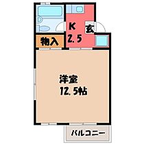 リエス駒生1  ｜ 栃木県宇都宮市駒生町（賃貸アパート1K・2階・33.12㎡） その2