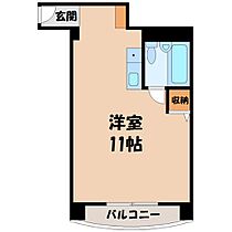 ベルシャンブル  ｜ 栃木県宇都宮市西大寛2丁目（賃貸マンション1R・3階・24.50㎡） その2