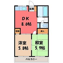 江曽島駅 3.9万円