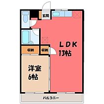 宇都宮アパートメント  ｜ 栃木県宇都宮市御幸町（賃貸アパート1LDK・2階・39.74㎡） その2