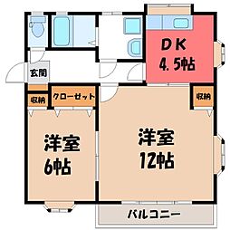 🉐敷金礼金0円！🉐東北新幹線 宇都宮駅 バス17分 ミツトヨ前下...
