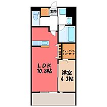 エクリプス  ｜ 栃木県下野市祇園1丁目（賃貸アパート1LDK・2階・40.27㎡） その2