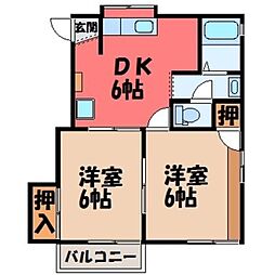 🉐敷金礼金0円！🉐東武宇都宮線 江曾島駅 徒歩15分