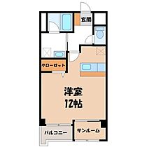 ファイブシティ  ｜ 栃木県宇都宮市西原町（賃貸マンション1R・10階・43.97㎡） その2