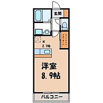 アプローズ  ｜ 栃木県宇都宮市インターパーク2丁目（賃貸マンション1R・3階・35.55㎡） その2