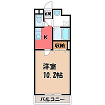 Y＆MメゾンドールTM  ｜ 栃木県宇都宮市簗瀬4丁目（賃貸マンション1K・1階・30.98㎡） その2