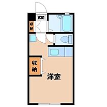 ヴィブレ I  ｜ 栃木県宇都宮市清住3丁目（賃貸アパート1R・1階・24.67㎡） その2