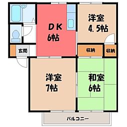 🉐敷金礼金0円！🉐東北本線 宇都宮駅 バス20分 中丸下車…