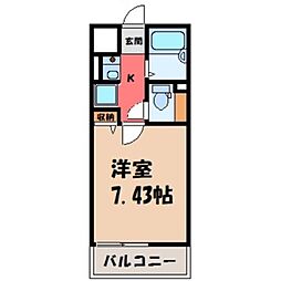 間取図画像 1K